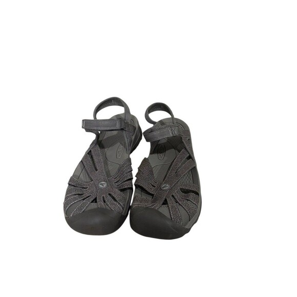 Keen Women's Rose Sandal Black Gray Closed Toe Sz 12 Sandle Strap Outdoor - Picture 1 of 5